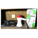 Pyle Megaphone and Coleman Inflator