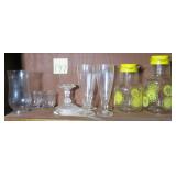 Vintage Pyrex Juice Containers and Pilsners