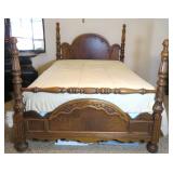 2/3 Full Size Antique 4 Poster Bed
