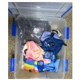 Plastic Tote with UNUSED Dog and Cat Accessories