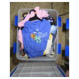 Plastic Tote with UNUSED Dog and Cat Accessories