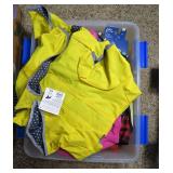 Plastic Tote with UNUSED Dog and Cat Accessories