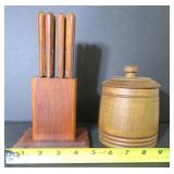 Oak Tea Caddy and Westmoreland Steak