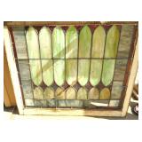 Victorian American Leaded Glass Window!