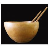 Vintage Teak Salad Bowl from Thailand