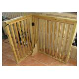 5' Pine Gate, can stand freely as shown