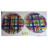 (2) Vintage Marc Aurel-German Echtkristall