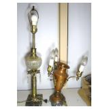 TWO (2) Vintage Banquet Lamps