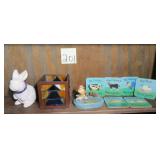 Stained Glass Candle Holder, Coasters, Religion