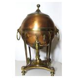 19th Century Copper and Brass Samovar