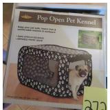 Pop Open Pet Kennel, 33"x19"x19"