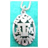 James Avery Sterling Silver Texas A&M Pendant