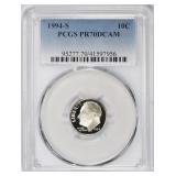 1994-S Roosevelt Dime PCGS Proof-70 DCAM