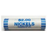 Roll of Forty (40) 2005 Bison Nickels