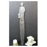 Fuller Salesman Letter Opener, Monkey, Thimble