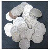 Random Pull of Forty (40) Buffalo Nickels
