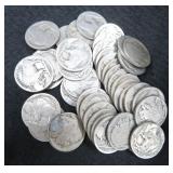 Random Pull of Forty (40) Buffalo Nickels