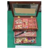 NO SHIP: Jewelry Box and Contents