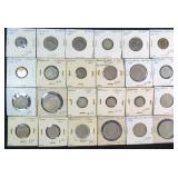 Twenty-Four (24) Foreign Coins