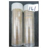 TWO (2) Tubes of 1940's Copper Lincoln Cents