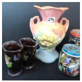 NO SHIP Hull Art Pottery 4 6 1/4', Vintage Buttons