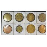 Eight Medals (All At Least 80% Copper)