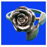James Avery Sterling Silver Rose Ring, 4.7 grams