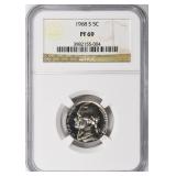 1968-S Jefferson Nickel NGC Proof-69