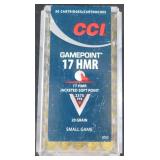 Fifty (50) CCI .17HMR Cartridges