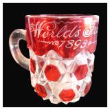 $14 SHIP: 1893 World's Fair Souvenir Mug