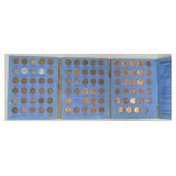 Partial Lincoln Head Cent Album, Range 1941-1977
