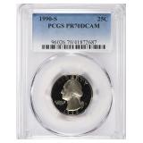 1990-S Washington Quarter PCGS Proof-70 DCAM