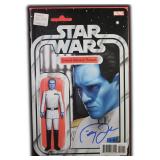 Signed Star Wars Action Figure/Comic by