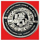 1/2 Troy Ounce Silver Bullion Round