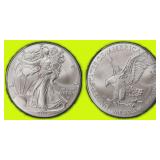 2024 $1 Silver Eagle First Delivery CACG MS-70