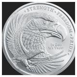 1/4 oz Silver Bullion Eagle Round