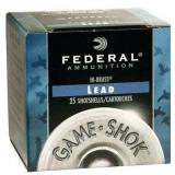 (25) Shells: Federal Game-Shok 410GA 2-1/2' 1/2 oz