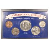 American Series with Three Silver U.S. Coins