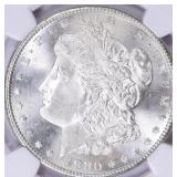 1880-S Morgan Silver Dollar NGC MS-67 (Toned)