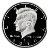 2010-S Silver Proof Kennedy Half Dollar US Coin