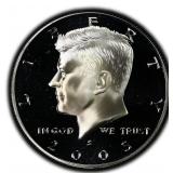 2005-S Silver Proof Kennedy Half Dollar US Coin