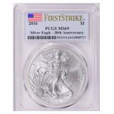 2016 $1 Silver Eagle First Strike PCGS MS-69