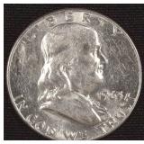 SILVER 1963 Franklin Half Dollar