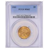 1903 Liberty Gold Half Eagle PCGS MS-62