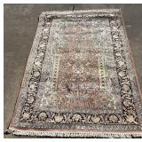 Kashmir Silk Rug 4'x6' Retail Price $2600
