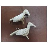 African Tribal Handmade Bead Work Birds ?
