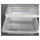 NO SHIP: Three (3) 1/3 Size Food Pans 4' Deep