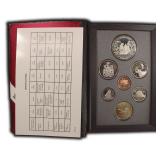 1989 Canada Proof Set with Silver Explorers Dollar
