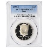 1979-S Kennedy Half Type 1 PCGS Proof-69 DCAM