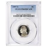 1997-S Jefferson Nickel PCGS Proof-69 DCAM